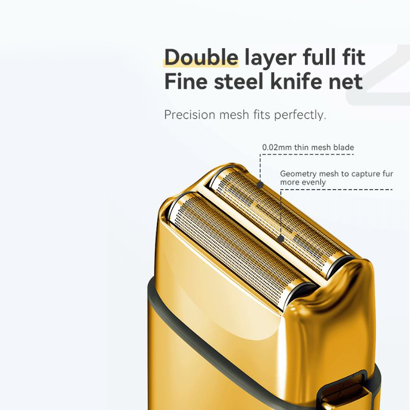 Original barber shop professional hair Shaver 5 speed metal shell electric Shaver rechargeable beard razor bald shaving machine 220322