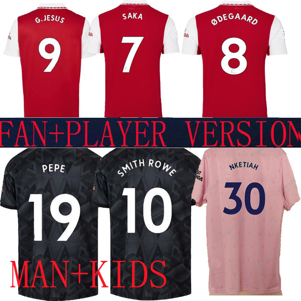 22 23 SMITH ROWE PEPE SAKA ARseN soccer jerseys G.JESUS 9 Fans Player version ODEGAARD THOMAS MARTINELLI TIERNEY SAMBI 2022 2023 football shirt Men Kids kit AWAY, 22 23 third player version
22 23 SMITH ROWE PEPE SAKA ARseN soccer jerseys G.JESUS 9 Fans Player version ODEGAARD THOMAS MARTINELLI TIERNEY SAMBI 2022 2023 football shirt Men Kids kit AWAY, 22 23 third player version