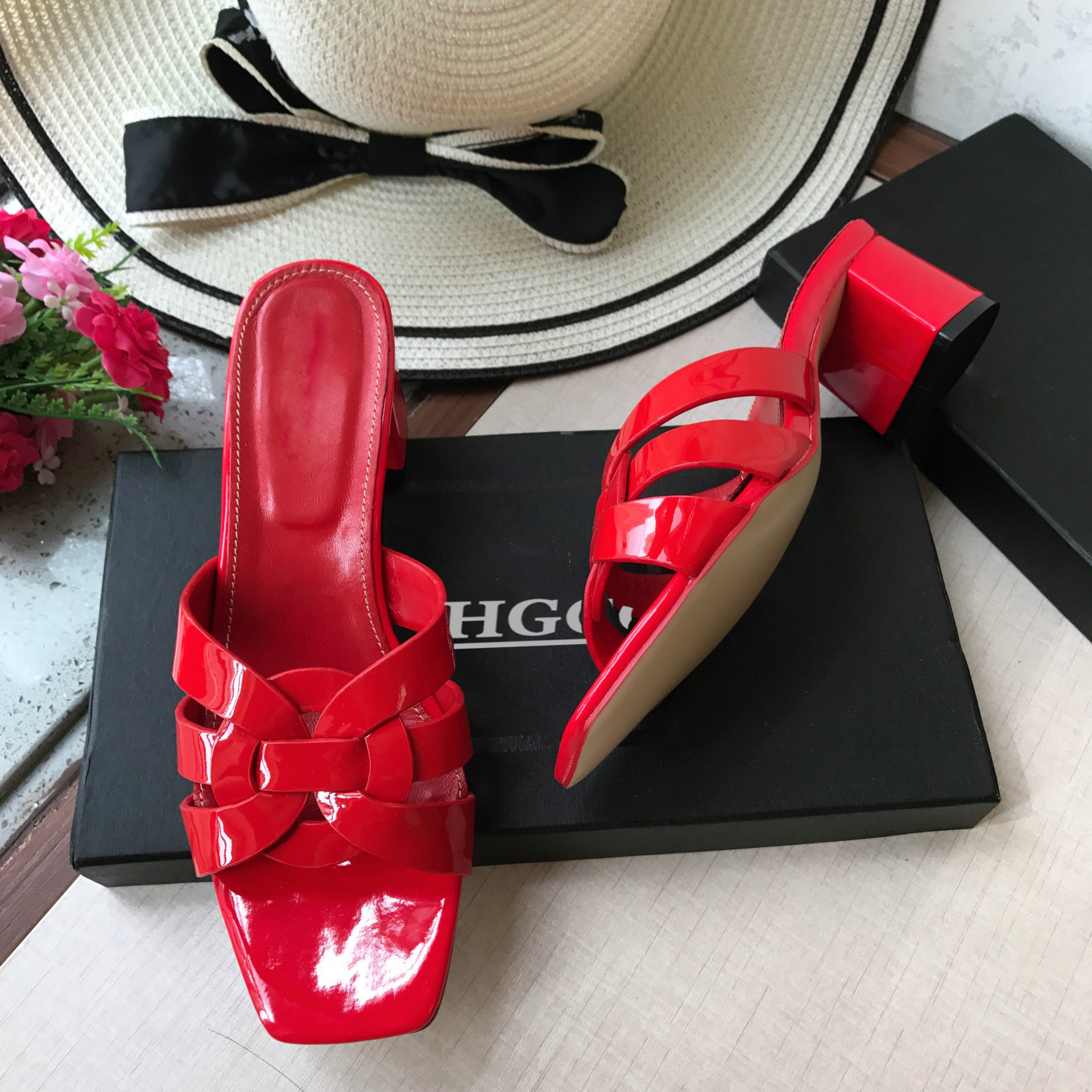 Summer 2022 fashion leather high-heeled slippers women's flats luxury plus-sizeZapatos Hombre a5, Style10
Summer 2022 fashion leather high-heeled slippers women's flats luxury plus-sizeZapatos Hombre a5, Style10