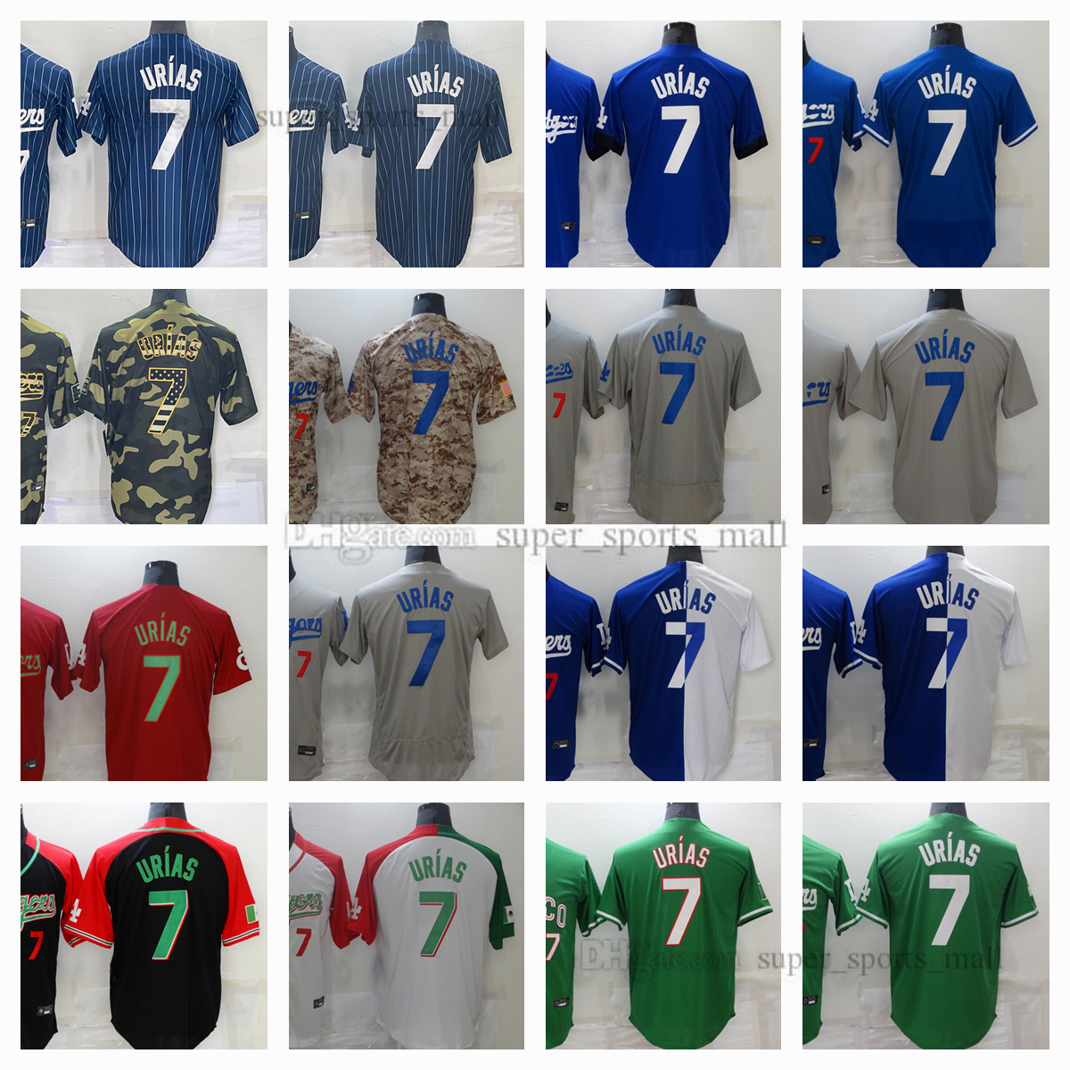 Los Angeles Baseball Jersey 7 Julio Urias Dodgers City Red Green Blue Stitched Jerseys Men Women Youth Size --XXXL, As picture
Los Angeles Baseball Jersey 7 Julio Urias Dodgers City Red Green Blue Stitched Jerseys Men Women Youth Size --XXXL, As picture