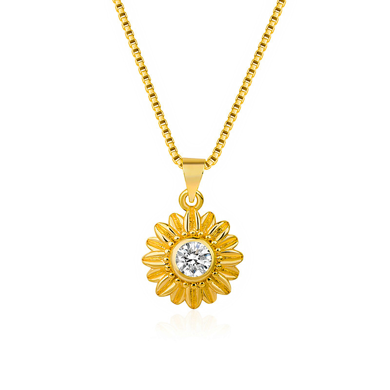 High quality small daisy flower necklace small fresh sun flower diamond chrysanthemum collarbone necklace pendant gift jewelry
High quality small daisy flower necklace small fresh sun flower diamond chrysanthemum collarbone necklace pendant gift jewelry