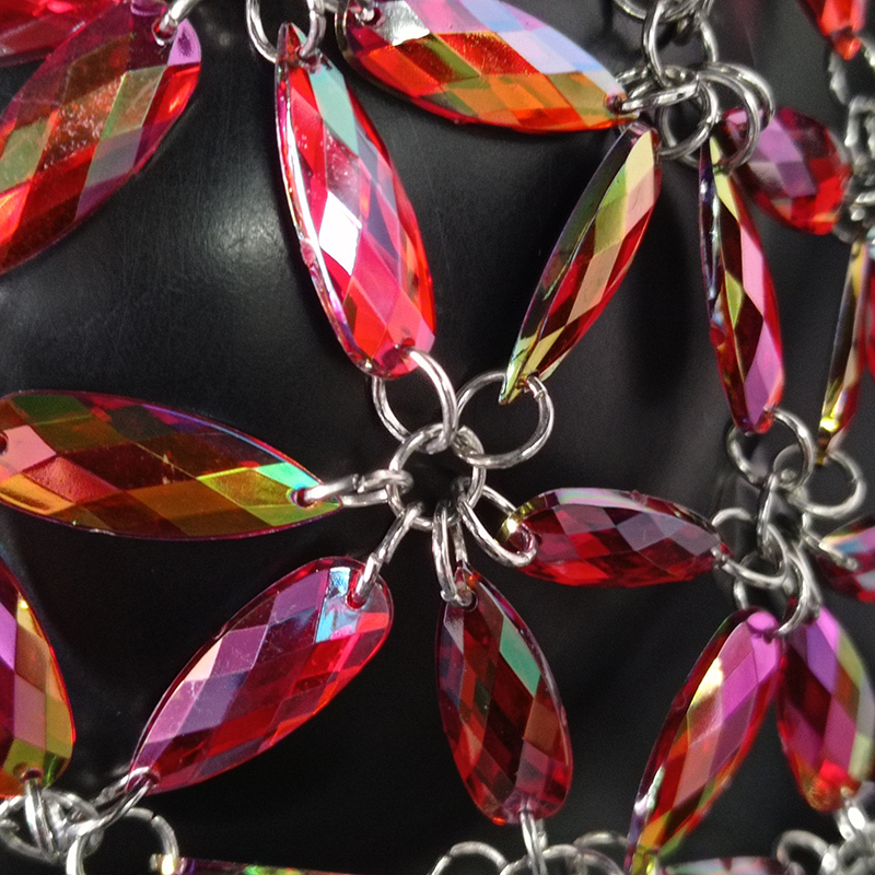 FestivalQueen Bling Metal Tassel Details Tank Tops Festival Rave Clothing Summer Sexy Backless Body Chain Beach 220316