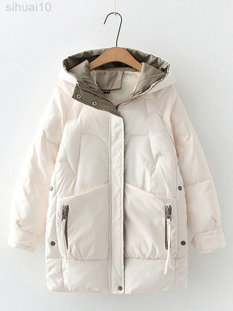 2022 Women Winter Thick Hooded Down Jacket Cotton Long Warm Padded Parka For Women Plus Size 2XL Winter Coat L220730, Green
2022 Women Winter Thick Hooded Down Jacket Cotton Long Warm Padded Parka For Women Plus Size 2XL Winter Coat L220730, Green