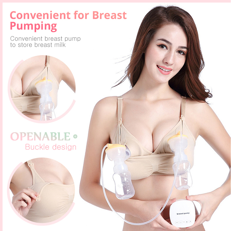 Nursing bra Special Maternity Bra Hand Free Pregnancy Clothes Breastfeeding Accessories Pumping Bra Can Wear All Day 220621
