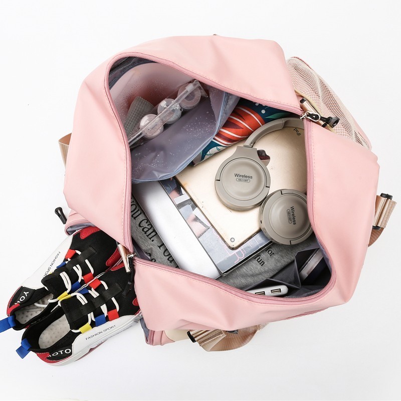 Women Travel Bag Ladies Handbag Large Sports Pack Multifunctional Luggage Shoulder Gym s Fashion Cool Yoga s 220509