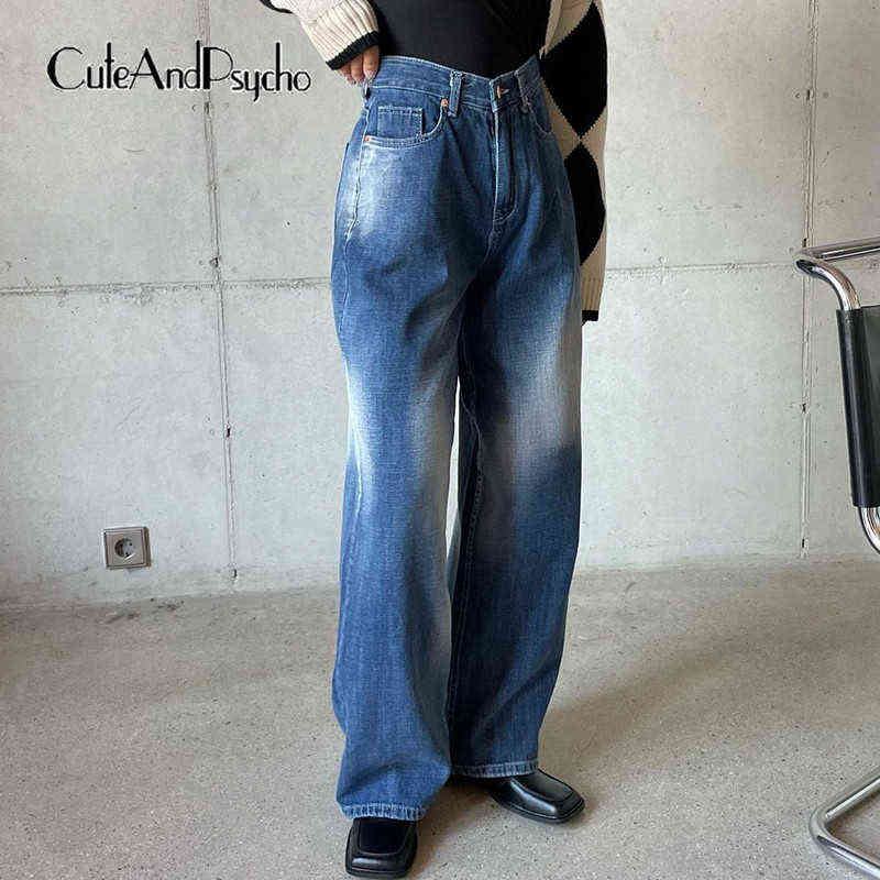 Retro Tie Dye Basic Chic Blue Denim Pants Vintage Grunge Casual Baggy High Waisted Jeans Punk Zipper Long Trousers Cuteandpsycho T220728
Retro Tie Dye Basic Chic Blue Denim Pants Vintage Grunge Casual Baggy High Waisted Jeans Punk Zipper Long Trousers Cuteandpsycho T220728
