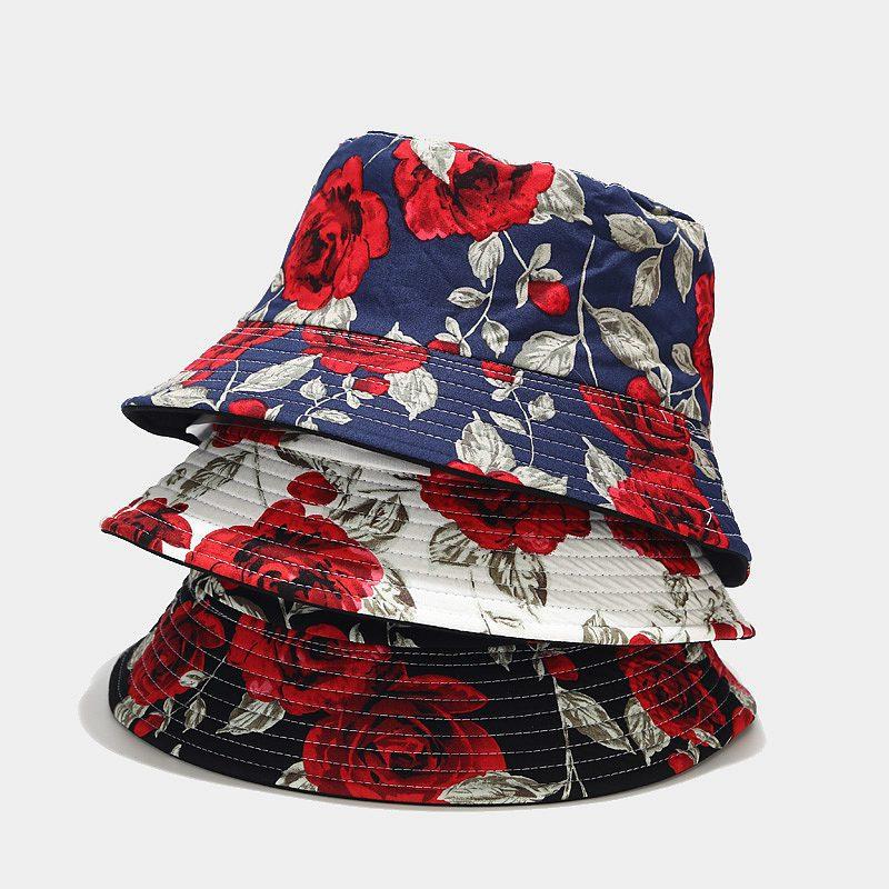 Berets Cotton Rose Pattern Bucket Hat Fisherman Outdoor Travel Sun Cap Hats For Men And Women 246Berets, White
Berets Cotton Rose Pattern Bucket Hat Fisherman Outdoor Travel Sun Cap Hats For Men And Women 246Berets, White