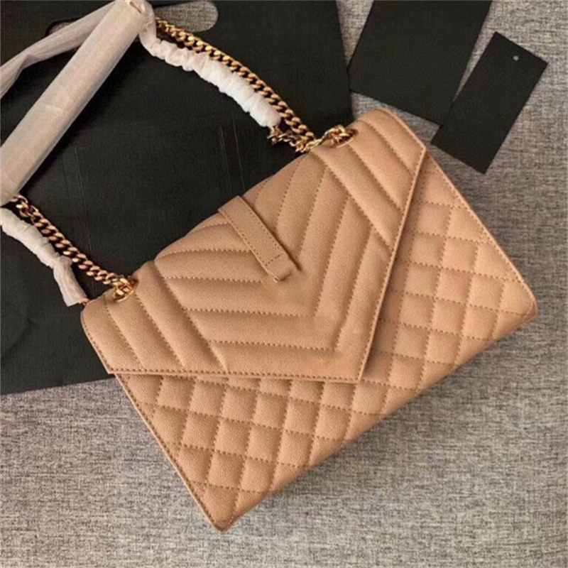 high quality stuff shoulder bag Envelope Medium women handbags real leather chain classic bag women's luxury 7 colors in stock, White
high quality stuff shoulder bag Envelope Medium women handbags real leather chain classic bag women's luxury 7 colors in stock, White