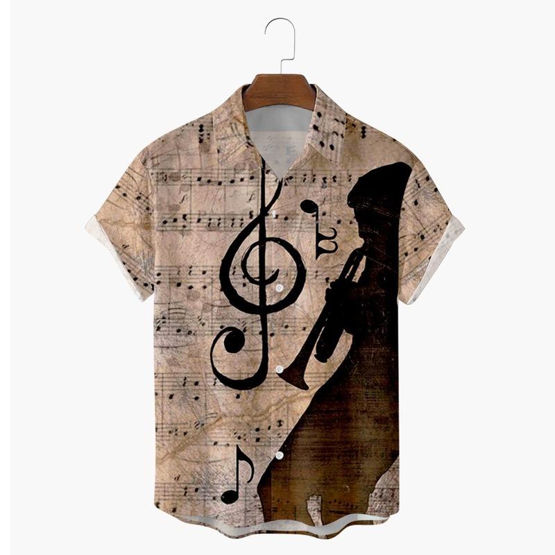 Men' Casual Shirts Men Clothing 2022 Summer Musical Instrument Creativity 3D Digital Printing Trend Loose Short-sleeved Shirt Top
Men' Casual Shirts Men Clothing 2022 Summer Musical Instrument Creativity 3D Digital Printing Trend Loose Short-sleeved Shirt Top