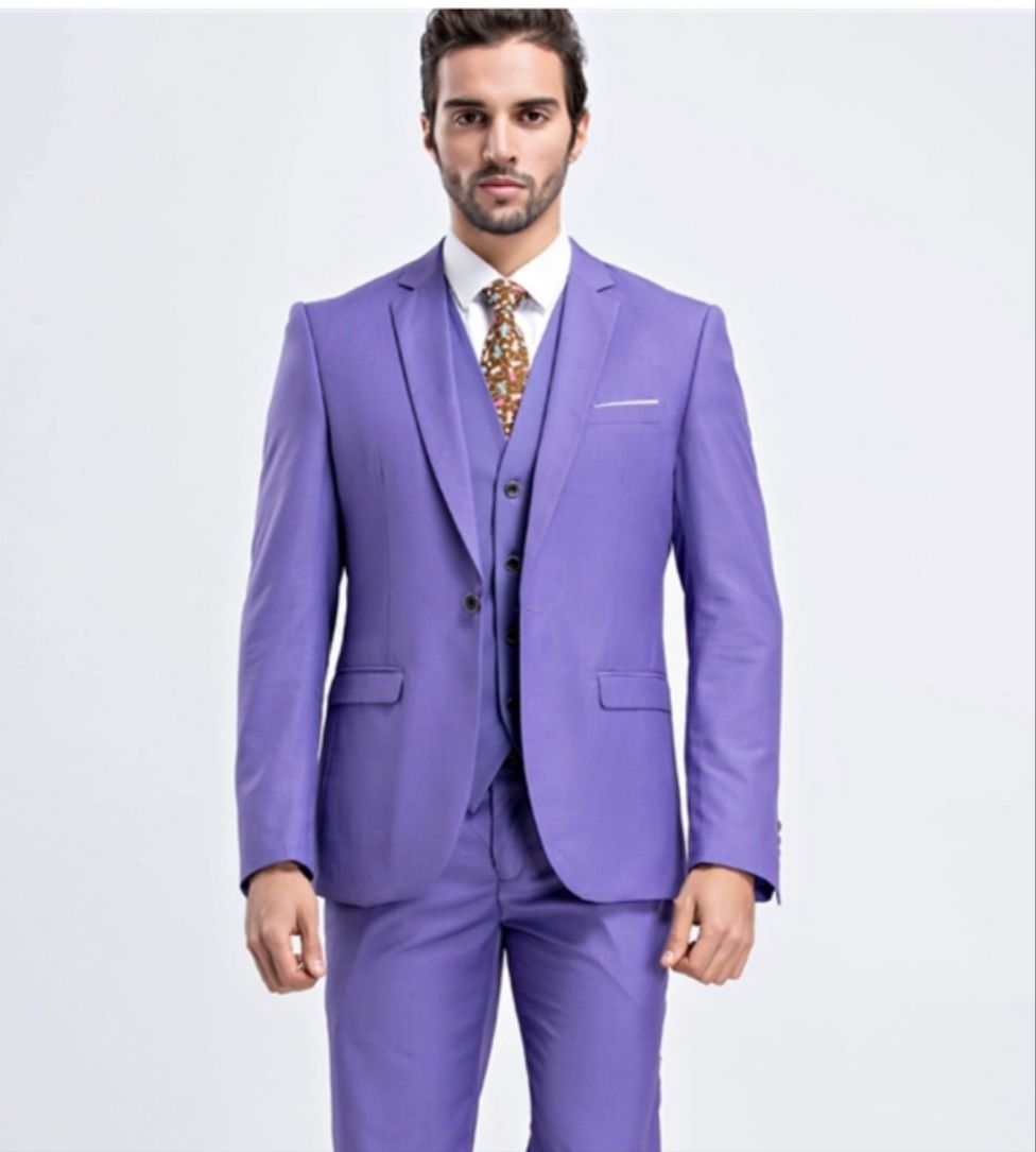 Brand New violet Groom Tuxedos Notch Lapel Slim Fit Groomsmen Wedding Dress Excellent Man Jacket Blazer 3 Piece Suit Jacket Pants Vest Tie 1298, Same as image
Brand New violet Groom Tuxedos Notch Lapel Slim Fit Groomsmen Wedding Dress Excellent Man Jacket Blazer 3 Piece Suit Jacket Pants Vest Tie 1298, Same as image