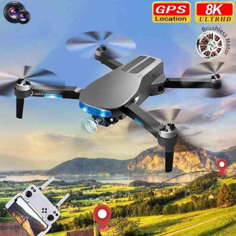 New Lu3 Max GPS 8K dual camera HD professional helicopter FPV folding RC quadropter 5g WiFi brushless UAV electric aircraft remote, 8k single camera 1b
New Lu3 Max GPS 8K dual camera HD professional helicopter FPV folding RC quadropter 5g WiFi brushless UAV electric aircraft remote, 8k single camera 1b