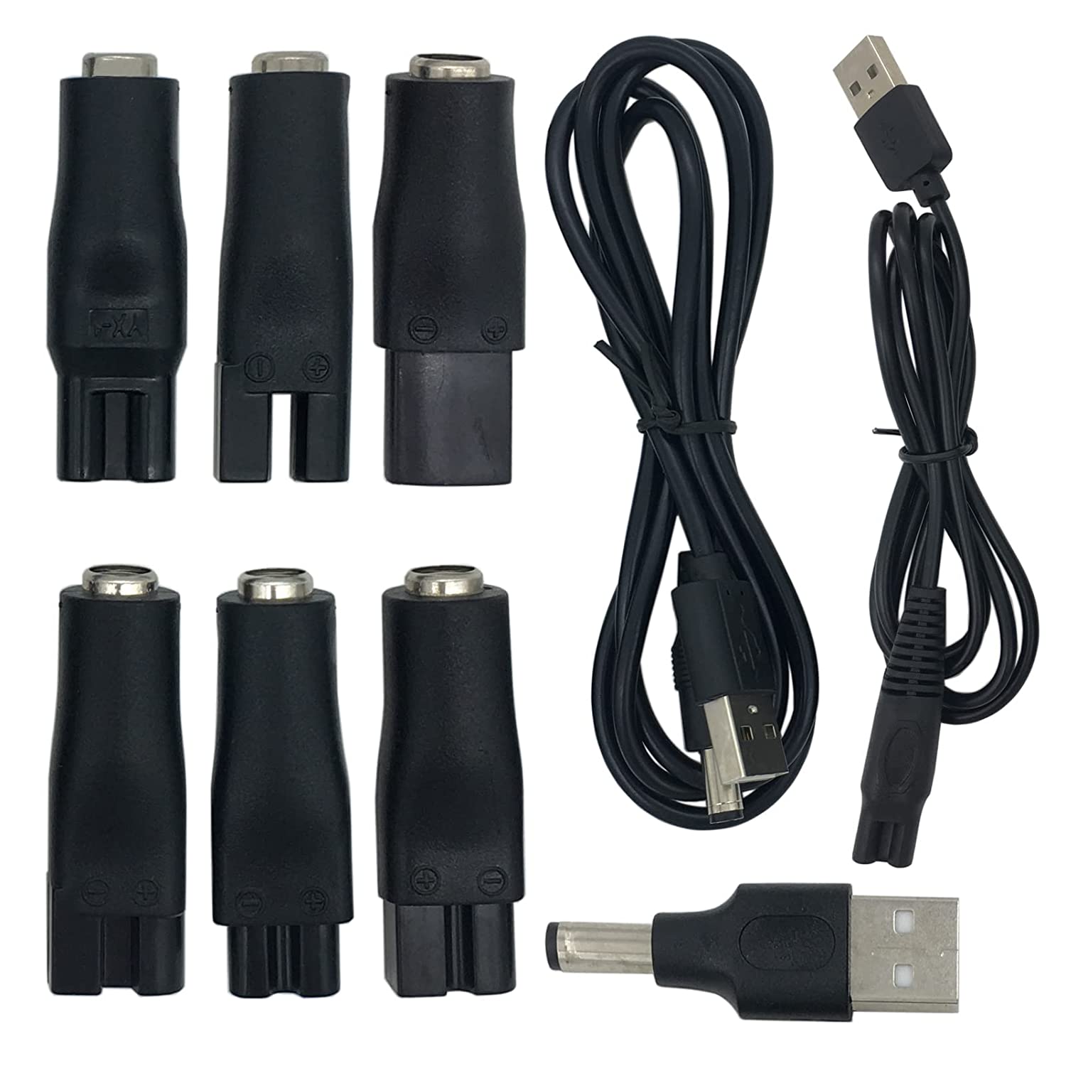 9PCS Charger Cable Cord Replacement for Hair Clipper Manscaped Hatteker Philips Norelco Wahl Trimmer Electric Shaver Beauty Instrumen
9PCS Charger Cable Cord Replacement for Hair Clipper Manscaped Hatteker Philips Norelco Wahl Trimmer Electric Shaver Beauty Instrumen