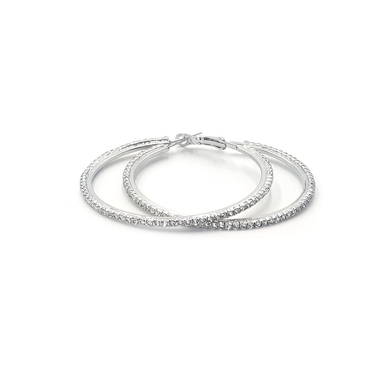 925 Silver Plated Round Thin Hoops Huggie Rhinestones Crystal Circle Hoop Earrings For Women
925 Silver Plated Round Thin Hoops Huggie Rhinestones Crystal Circle Hoop Earrings For Women