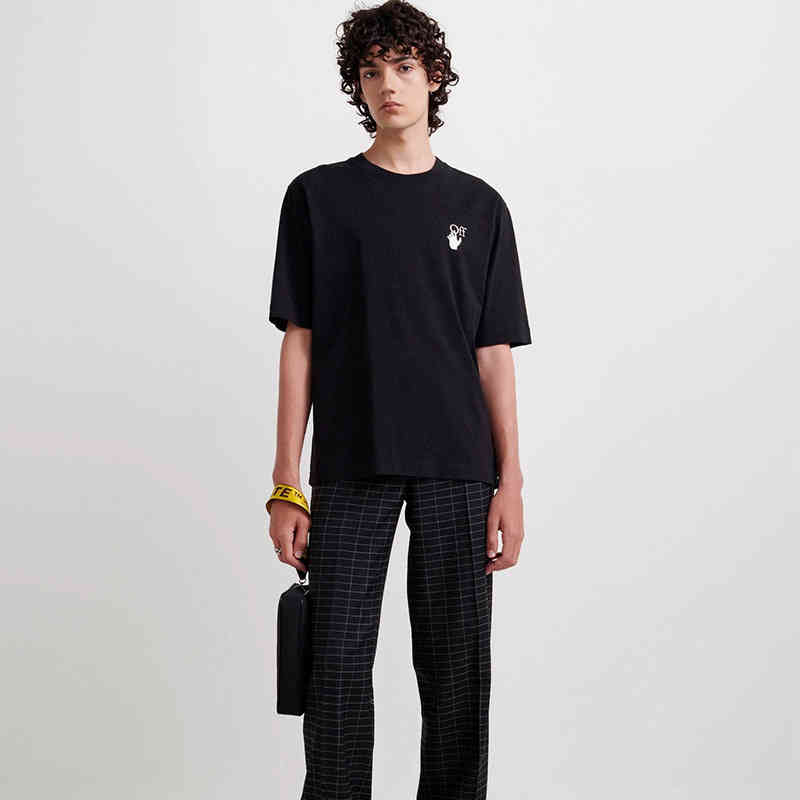Factory Direct Sales New Trend Men's Short Sleeve Wholesale Ow Simple Unisex T-shirt, Black
Factory Direct Sales New Trend Men's Short Sleeve Wholesale Ow Simple Unisex T-shirt, Black