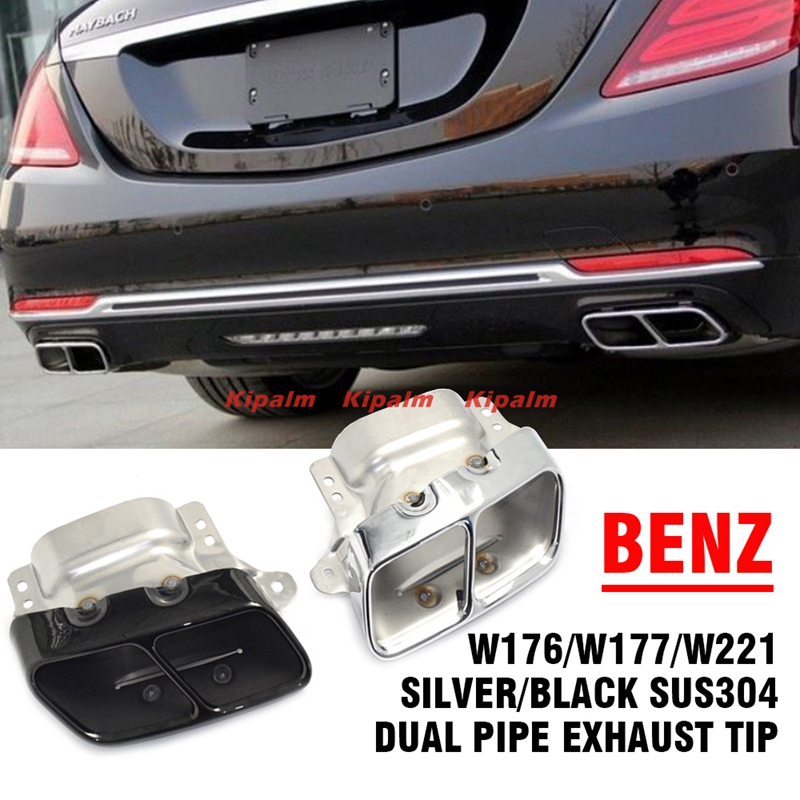 304 Stainless Steel Squarecar muffler End Dual Exhaust Pipe For Benz S Class W176 W177 W221 Car Muffler Tip Tailpipe
304 Stainless Steel Squarecar muffler End Dual Exhaust Pipe For Benz S Class W176 W177 W221 Car Muffler Tip Tailpipe
