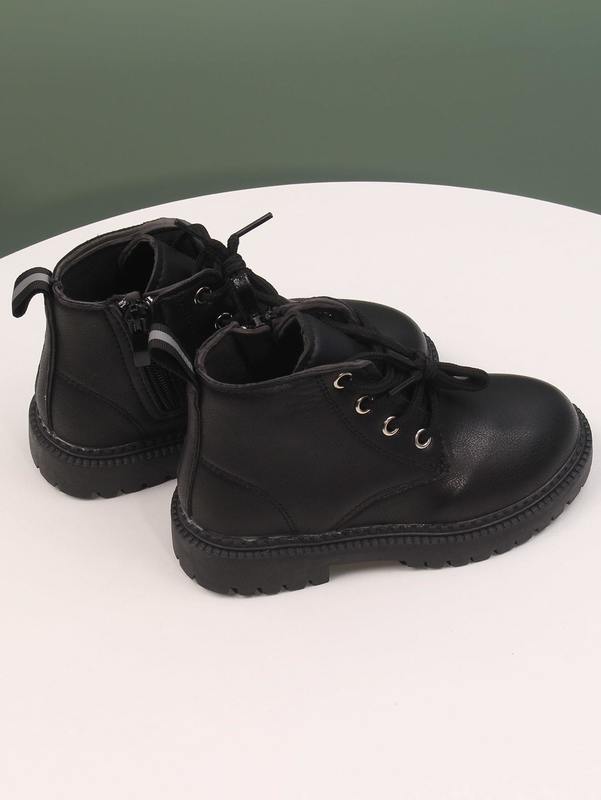 Kids Lace-up Front Combat Boots SHE