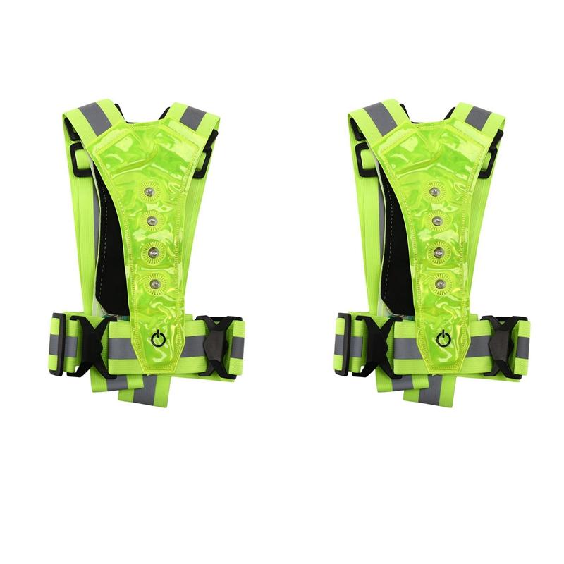 Motorcycle Apparel Reflective Vest Adjustable High Visibility Safety With 8 LED Lamps VisibilityMotorcycle
Motorcycle Apparel Reflective Vest Adjustable High Visibility Safety With 8 LED Lamps VisibilityMotorcycle