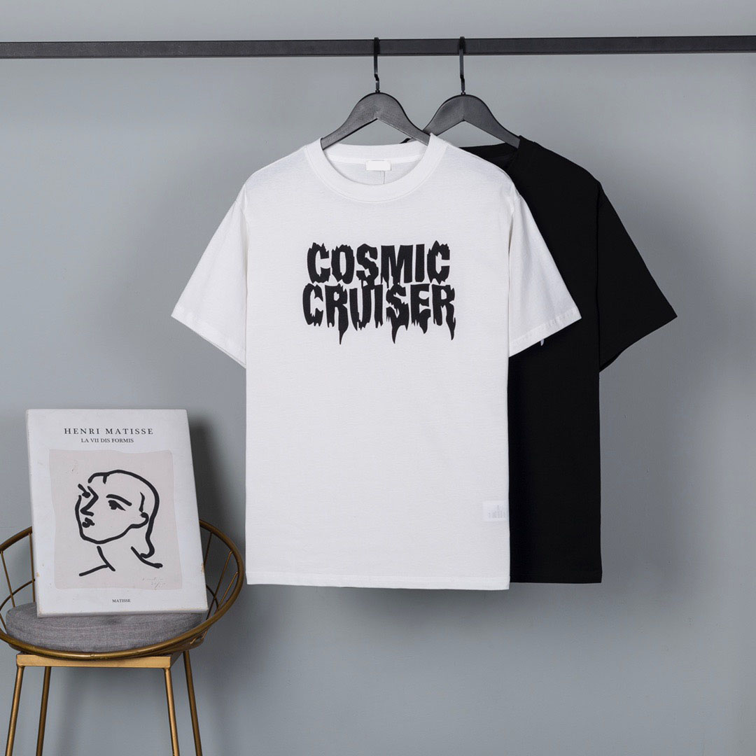 2021 Men' and women' T-shirt splicing printing short sleeve early spring double strand fine cotton fabric digital printing process ecj765h, White
2021 Men' and women' T-shirt splicing printing short sleeve early spring double strand fine cotton fabric digital printing process ecj765h, White