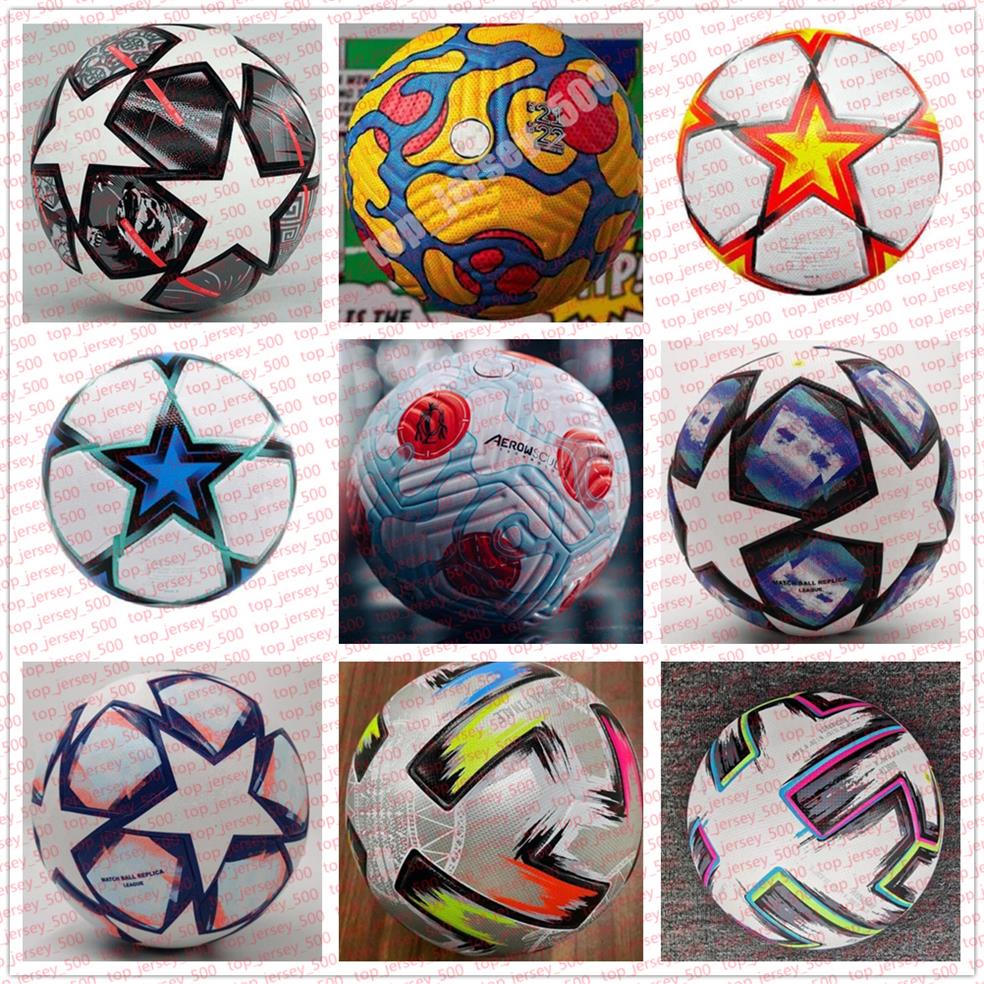 New European champion 2021 2022 Club League PU soccer Ball Size 5 high-grade nice match liga premer Finals 21 22 football balls270D
New European champion 2021 2022 Club League PU soccer Ball Size 5 high-grade nice match liga premer Finals 21 22 football balls270D