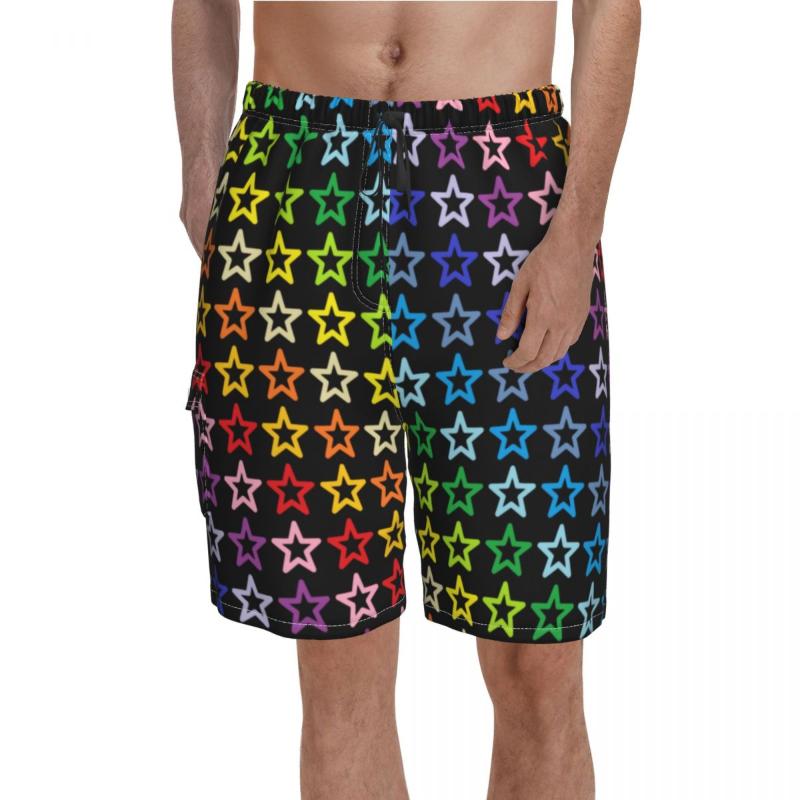 Men' Shorts Broader Spectrum Rainbow Board Outline Stars Print Beach Males Funny Design Swim Trunks Plus SizeMen, 12
Men' Shorts Broader Spectrum Rainbow Board Outline Stars Print Beach Males Funny Design Swim Trunks Plus SizeMen, 12