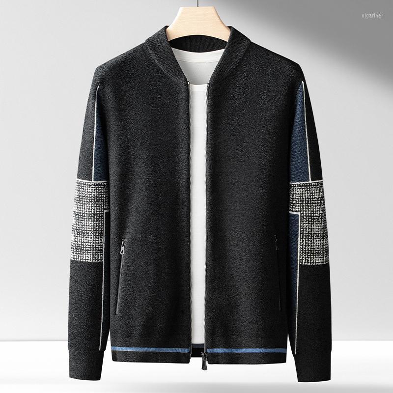 Men's Sweaters Top Quality 2022 Autumn Men's Knitted Cardigan Slim Fit Zipper Jacket Male Long Sleeve Cotton Fashion Warm Sweater Q28Men, Black
Men's Sweaters Top Quality 2022 Autumn Men's Knitted Cardigan Slim Fit Zipper Jacket Male Long Sleeve Cotton Fashion Warm Sweater Q28Men, Black