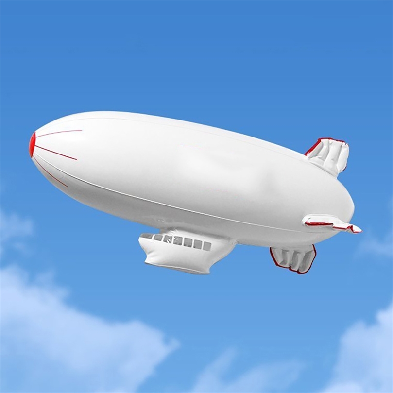 PVC Inflatable Airship Model Spaceship Toys for Kid Children Birthday Gift Inflatable Summer Outdoor Funny Toys 220621