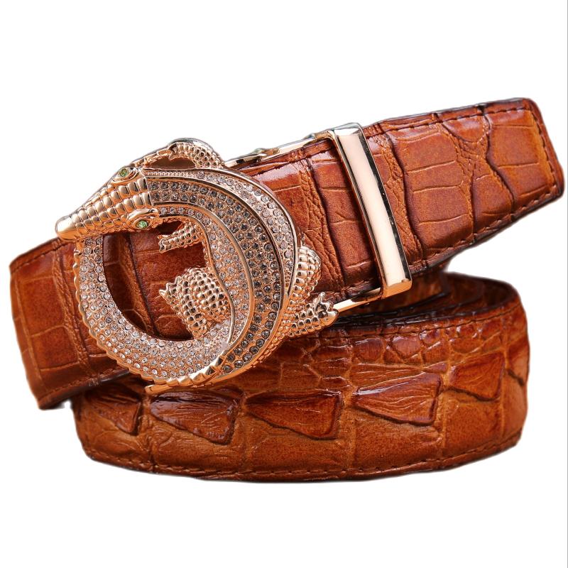 Belts Crocodile Alligator Belt For Men Luxury Strap Automatic Buckle Cowhide Genuine Leather 2022 Designer High Quality Casual Fashion, Black
Belts Crocodile Alligator Belt For Men Luxury Strap Automatic Buckle Cowhide Genuine Leather 2022 Designer High Quality Casual Fashion, Black