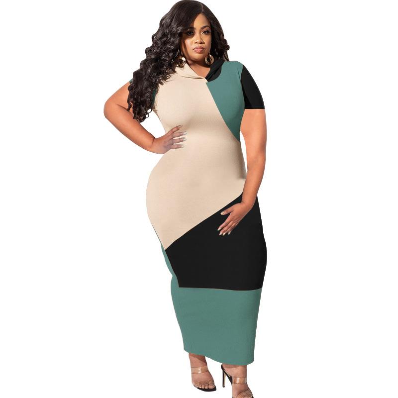 Plus Size Dresses -5XL Women Clothing Summer 2022 Oversized Fashion Hooded Long Dress Short Sleeve Bodycon Patchwork DressPlus, Dark green
Plus Size Dresses -5XL Women Clothing Summer 2022 Oversized Fashion Hooded Long Dress Short Sleeve Bodycon Patchwork DressPlus, Dark green