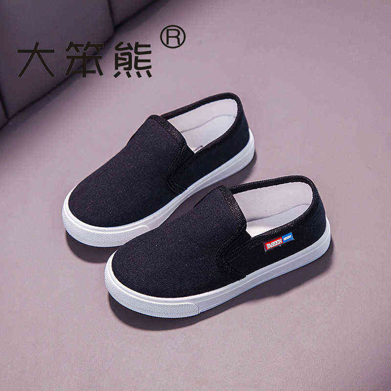 Children Shoes All-match Board Boys and Girls Baby White Flats Sneakers Solid Color Kids Simple Breathable Non-slip Y220510