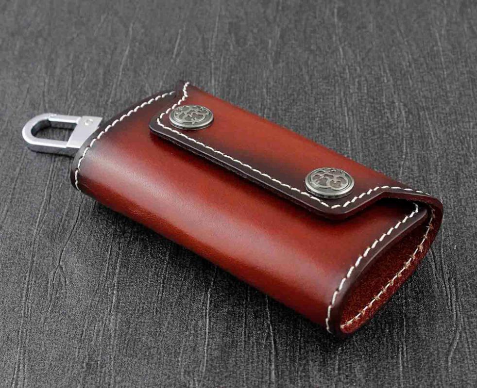 Keychains Vintage Genuine Leather Keychain Ring Case Bag Handmade Car Key Holder KK23Keychains 
Keychains Vintage Genuine Leather Keychain Ring Case Bag Handmade Car Key Holder KK23Keychains