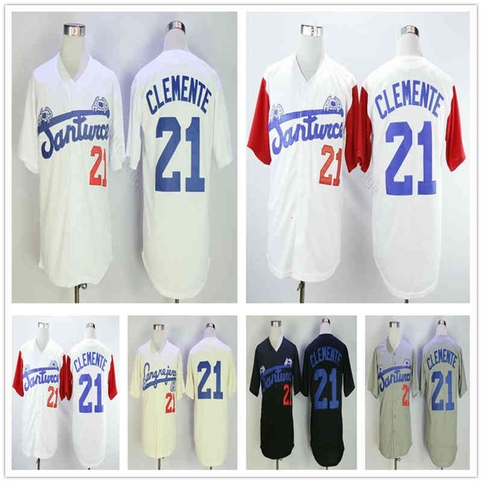 Sjzl98 Roberto Clemente #21 Santurce Crabbers Puerto Rico College Baseball Jerseys Stitched University Baseball Shirt White Grey Cream Black
Sjzl98 Roberto Clemente #21 Santurce Crabbers Puerto Rico College Baseball Jerseys Stitched University Baseball Shirt White Grey Cream Black
