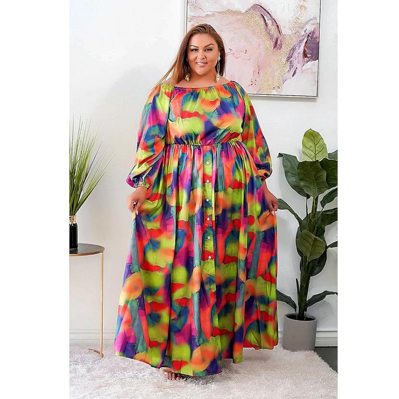 Plus Size Dresses Holiday Long Dress 2022 Fall Women Clothing Vintage Print Off The Shoulder 5XL Belt Party Urban CasualPlus, Multicolor
Plus Size Dresses Holiday Long Dress 2022 Fall Women Clothing Vintage Print Off The Shoulder 5XL Belt Party Urban CasualPlus, Multicolor