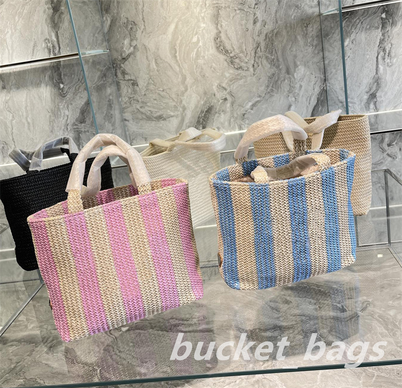 Fashion Bags Totes Shoulder Bag Striped Contrast Color Straw Bag Summer Beach Large Wallet Crossbody Pursetop Quality 2022 Luxury Designers Shopping Handbag, Black 25cm
Fashion Bags Totes Shoulder Bag Striped Contrast Color Straw Bag Summer Beach Large Wallet Crossbody Pursetop Quality 2022 Luxury Designers Shopping Handbag, Black 25cm