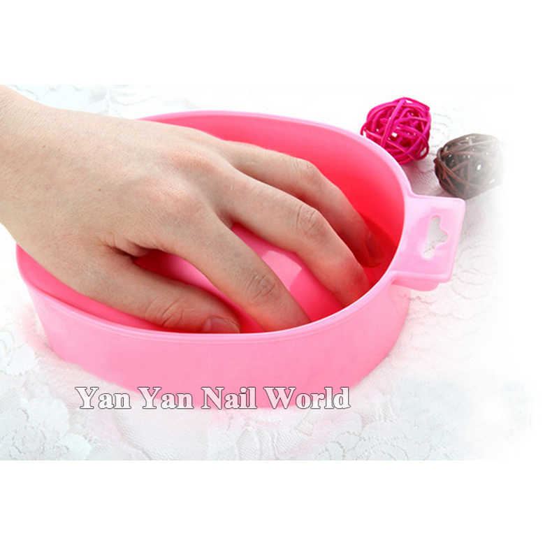 1pcs Nail Art Hand Wash Remover Soak Bowl DIY Salon Nail Spa Bath Treatment Manicure Tools Tazon De Remojo Para Removedor De Lavado
