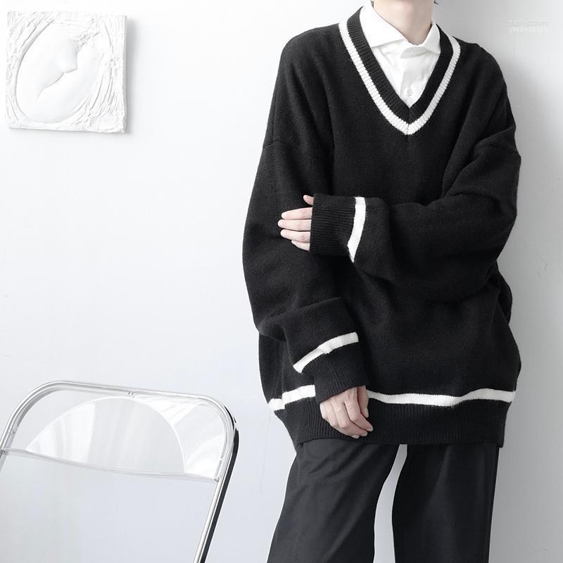 Men's Sweaters Man Sweater Unisex Men And Women Niche Simple V-neck Loose Vintage Pullover Oversize Korean Streetwear Knitwear Perf22, 5173 black
Men's Sweaters Man Sweater Unisex Men And Women Niche Simple V-neck Loose Vintage Pullover Oversize Korean Streetwear Knitwear Perf22, 5173 black
