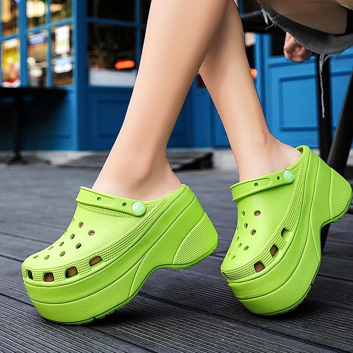 Sandals 2022 Summer Platform High Heels Non-slip Wedges Shoes For Women 10 Cm Increase Fashion Garden Flat, Green 793
Sandals 2022 Summer Platform High Heels Non-slip Wedges Shoes For Women 10 Cm Increase Fashion Garden Flat, Green 793