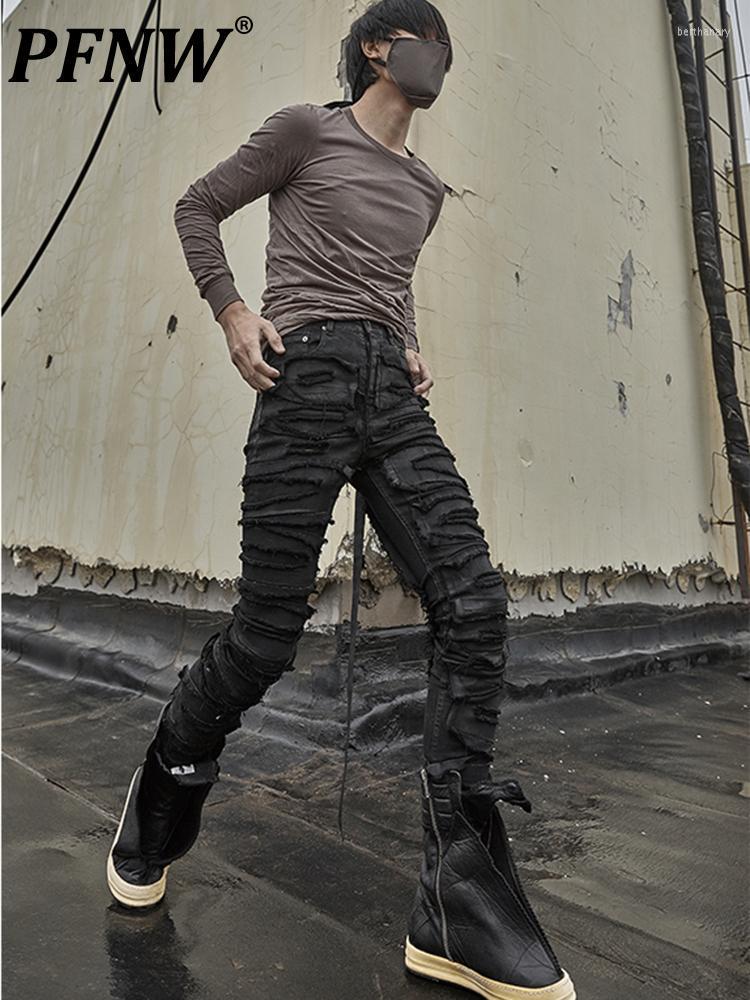 Men's Jeans Darkwear Style High Street Broken Hole Denim Pants For Men Casual Fashion Tide Overalls Solid Skinny Slim 12A4115Men's Bert22, Black
Men's Jeans Darkwear Style High Street Broken Hole Denim Pants For Men Casual Fashion Tide Overalls Solid Skinny Slim 12A4115Men's Bert22, Black