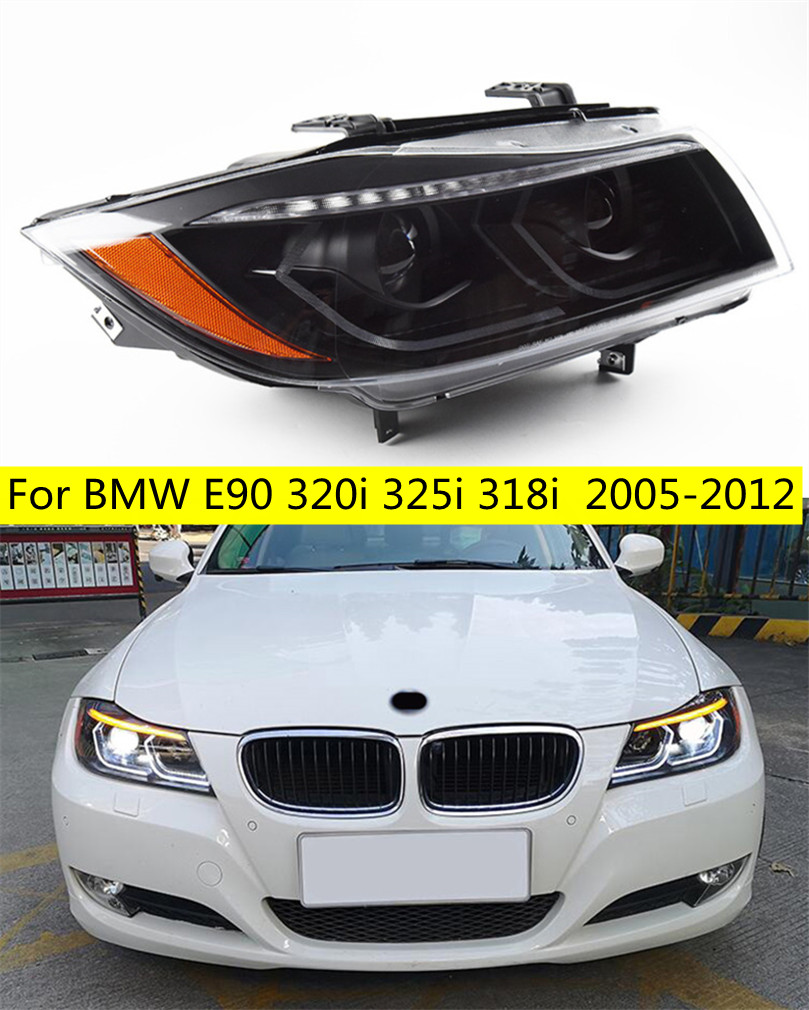LED Head Light For E90 Headlights 2005-2012 Headlight 320i 325i 318i Dynamic Turn Signal High Beam Driving Lights