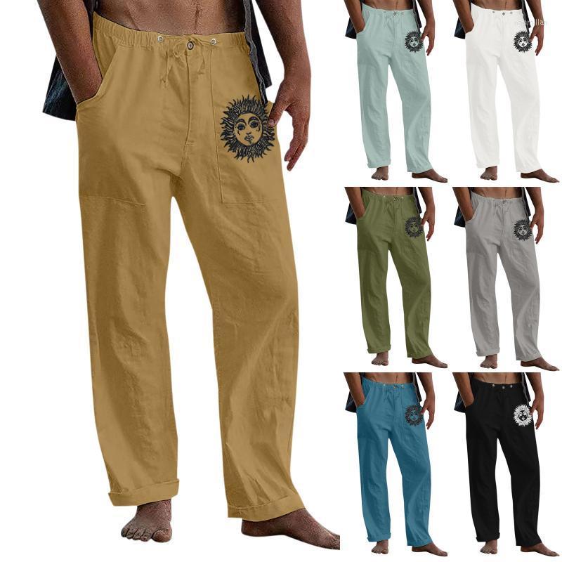 Men's Pants Male Casual Sun Print Trouser Full Length Button Pocket Drawstring Pant TrouserMen's Naom22, Sky blue
Men's Pants Male Casual Sun Print Trouser Full Length Button Pocket Drawstring Pant TrouserMen's Naom22, Sky blue