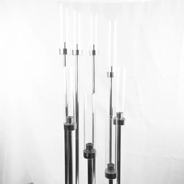 decoration Head Metal Candelabra Candle Holders Road Lead Table Centerpiece Gold Candelabrum Stand Pillar Candlestick For wedding imake186 XJ260305