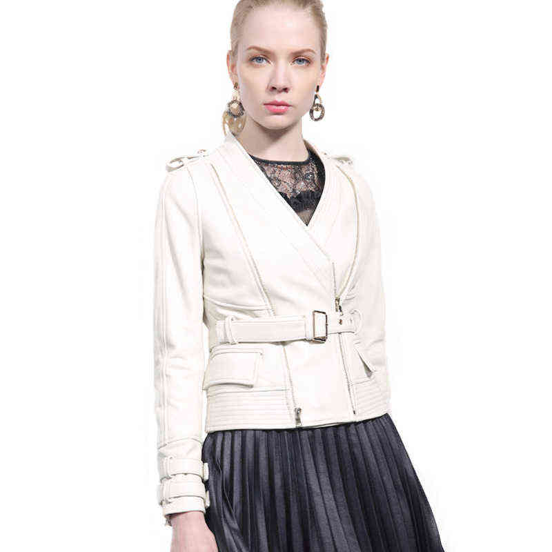 Genuine Leather Sheepskin Jacket Spring Autumn Women Genuine Leather Jacket Fashion Black Color Female Single Leather Jacket J220727
Genuine Leather Sheepskin Jacket Spring Autumn Women Genuine Leather Jacket Fashion Black Color Female Single Leather Jacket J220727