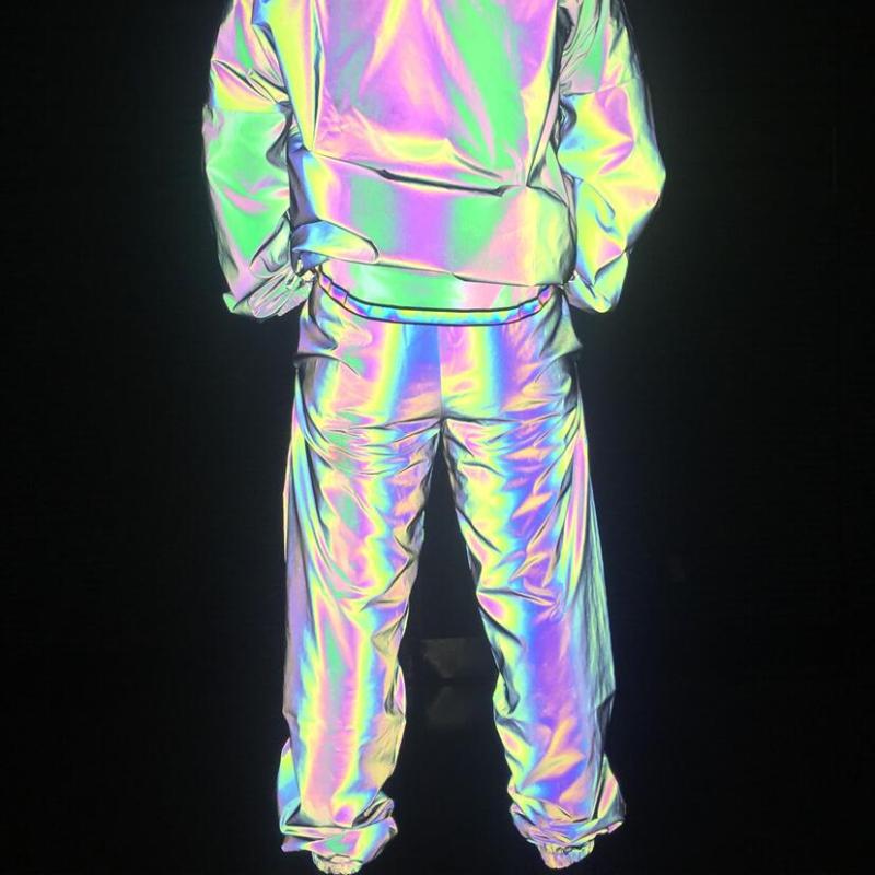 Men's Pants Est Spring Autumn Men Colorful Reflective Street Hip Hop Dance Joggers Casual Punk Trousers Loose Sweatpants, Black
Men's Pants Est Spring Autumn Men Colorful Reflective Street Hip Hop Dance Joggers Casual Punk Trousers Loose Sweatpants, Black