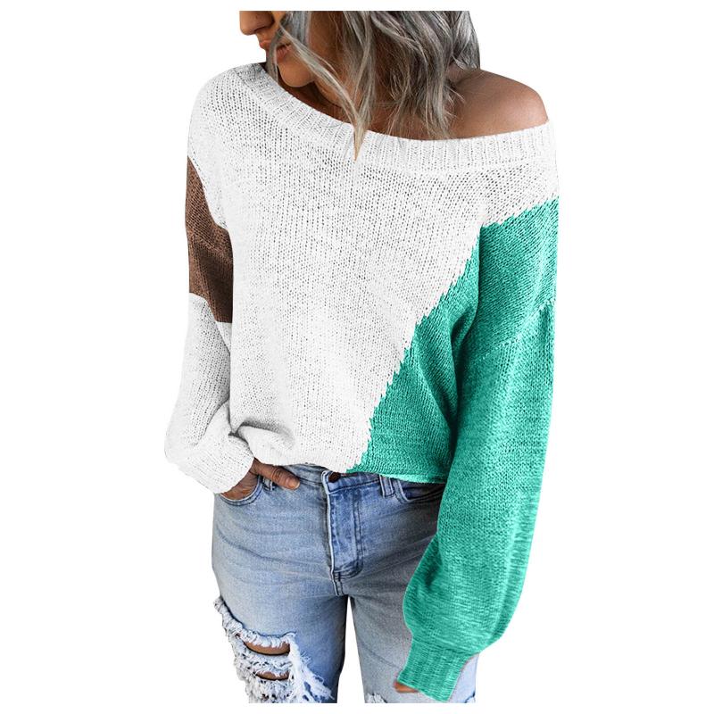 Women's Sweaters Ladies Casual Patchwork O-Neck Knitted Sweater Long Sleeve V Neck White Tops For Women Cold SweaterWomen's, Black
Women's Sweaters Ladies Casual Patchwork O-Neck Knitted Sweater Long Sleeve V Neck White Tops For Women Cold SweaterWomen's, Black