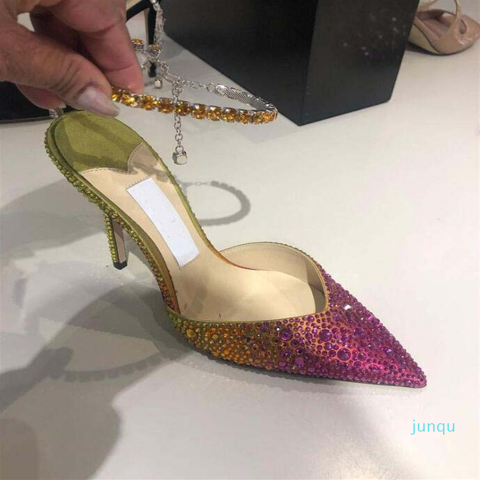 2022-Sexy designer strass sandals dress shoes Women sandal pumps high heels Saeda Satin Pumps with Crystal Embellishment 100MM, 10
2022-Sexy designer strass sandals dress shoes Women sandal pumps high heels Saeda Satin Pumps with Crystal Embellishment 100MM, 10