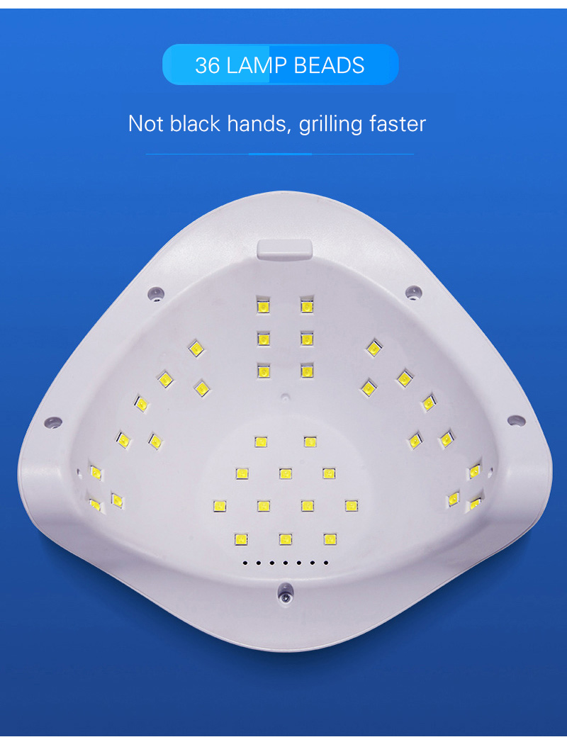 Nail Dryer Nails Lamp UV or Curing All Gel Nails Polish With Motion Sensing Manicure Pedicure Salon Beauty Tool Wholesale