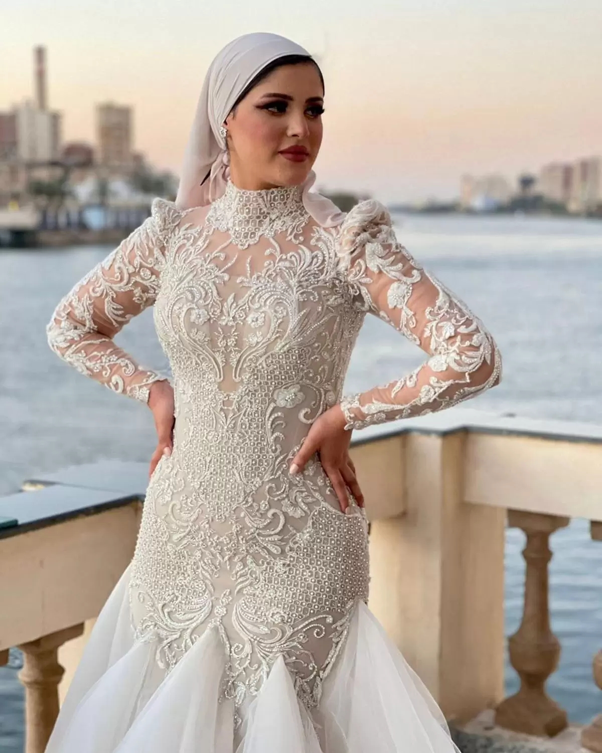 Long Sleeve Lace Mermaid Wedding Dresses: Plus Size Bridal Gowns