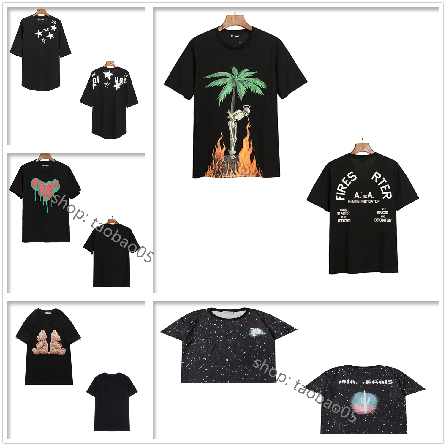 Men's angel T Shirt women T Shirts decapitated bear hip hop street shark round neck loose embroidery short sleeve dolman sleeves drop shoulder foam print E01, 1pcs button
Men's angel T Shirt women T Shirts decapitated bear hip hop street shark round neck loose embroidery short sleeve dolman sleeves drop shoulder foam print E01, 1pcs button