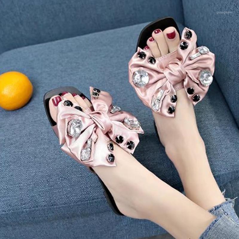 Slippers 2022 Summer Women's Fashion Crystal Bowties Ladies Solid Knot Shoes Female Flat Woman Casual Footwear For Home, Black
Slippers 2022 Summer Women's Fashion Crystal Bowties Ladies Solid Knot Shoes Female Flat Woman Casual Footwear For Home, Black
