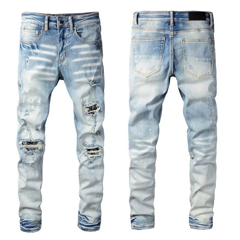 Mens Designer Jeans Denim Skinny Rock Slim Biker Moto Hip Hop Straight Leg Light Blue Patch Vintage Distress Stretch for Man Ripped Pant Long Zipper Hole Midweight, 828
Mens Designer Jeans Denim Skinny Rock Slim Biker Moto Hip Hop Straight Leg Light Blue Patch Vintage Distress Stretch for Man Ripped Pant Long Zipper Hole Midweight, 828