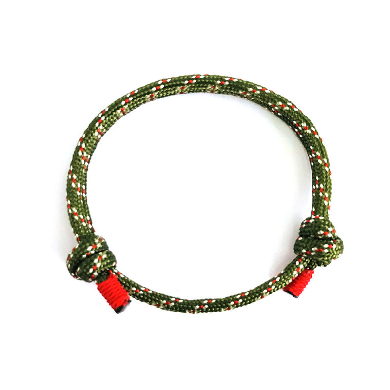 Simple Classic Design Colorful 550 Paracord Link Bracelet for Sports Men Women Gift